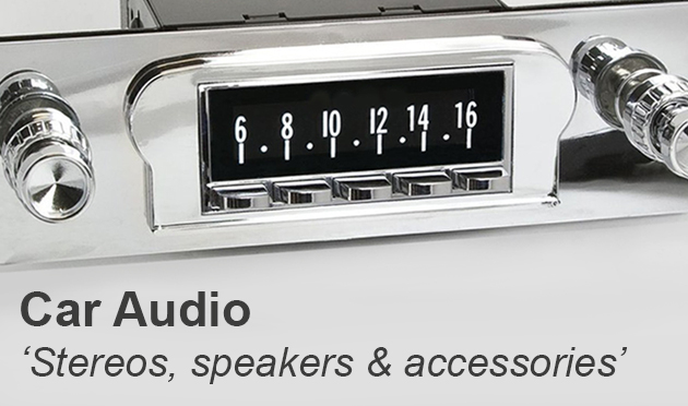 Up to date sound quality with classic looks with our car audio